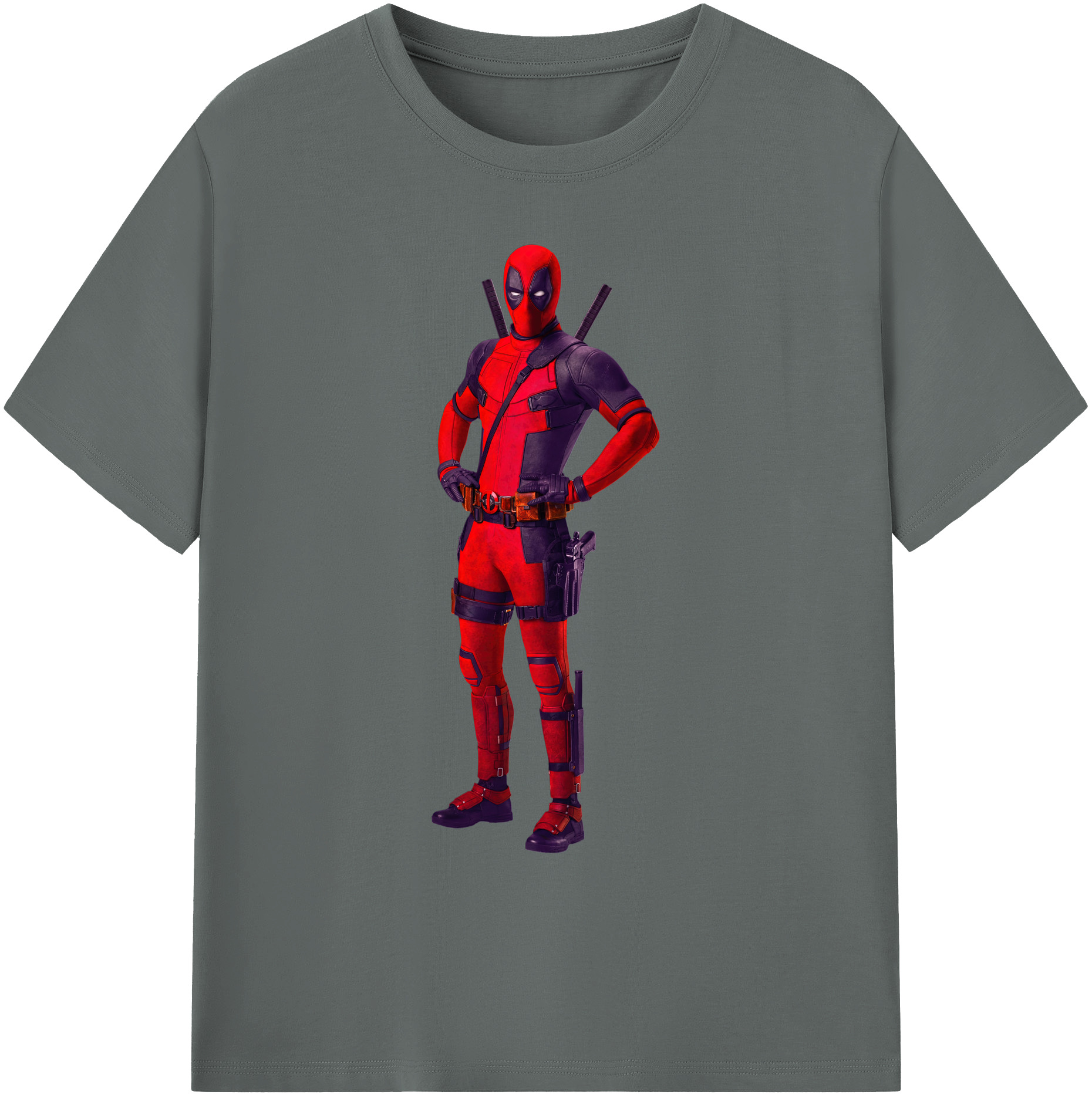 （画像用） Deadpool デッドプール 綿100％ メンズ半袖Tシャツ｜肌触りやわらか＆通気性